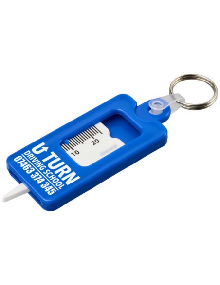 Portachiavi con controllo battistrada pneumatico in materiale riciclato Kym