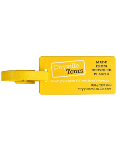 Etichetta per bagagli in materiale riciclato River