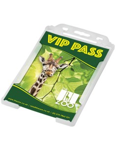 Porta badge in plastica riciclata Pierre