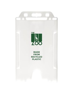 Porta badge in plastica riciclata Pierre