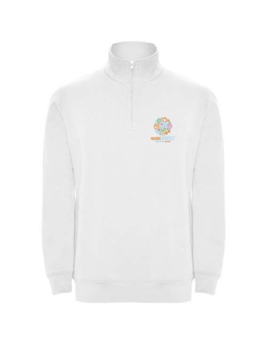 Maglione con cerniera a un quarto da 280 g/m² Aneto