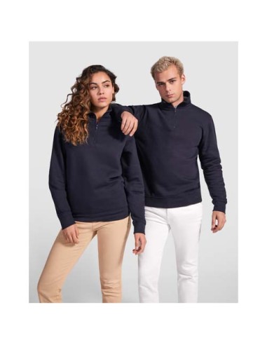 Maglione con cerniera a un quarto da 280 g/m² Aneto