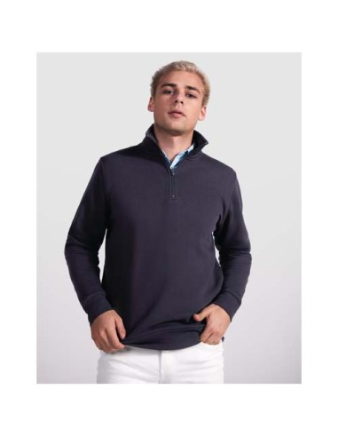 Maglione con cerniera a un quarto da 280 g/m² Aneto