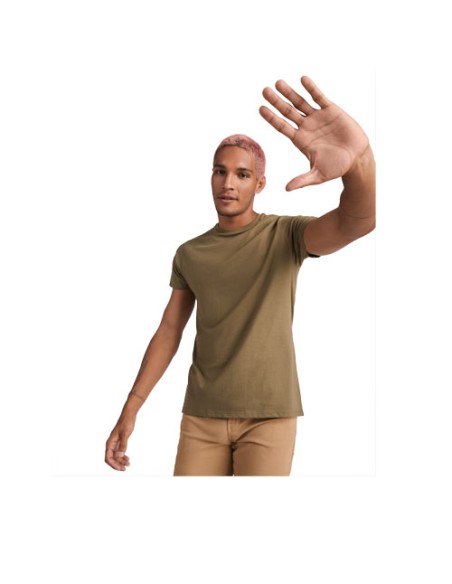 T-shirt a maniche corte in cotone biologico da uomo Breda