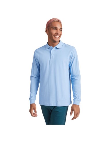 Polo da uomo a maniche lunghe da 220 g/m² Estrella
