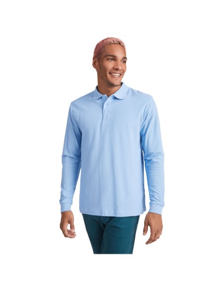Polo da uomo a maniche lunghe da 220 g/m² Estrella
