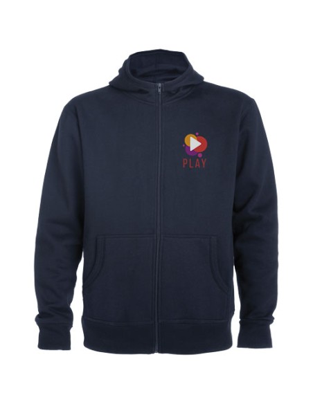 Felpa unisex con cappuccio e zip intera da 280 g/m² Montblanc