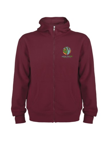 Felpa unisex con cappuccio e zip intera da 280 g/m² Montblanc