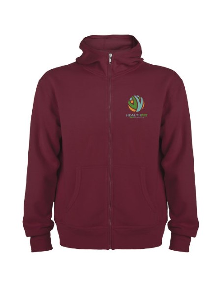 Felpa unisex con cappuccio e zip intera da 280 g/m² Montblanc