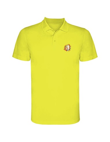 Polo sportiva a maniche corte da bambino da 150 g/m² Monzha