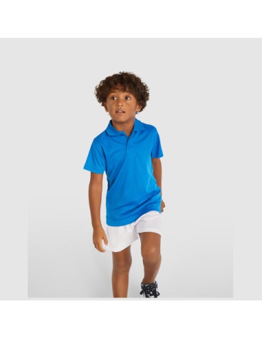 Polo sportiva a maniche corte da bambino da 150 g/m² Monzha
