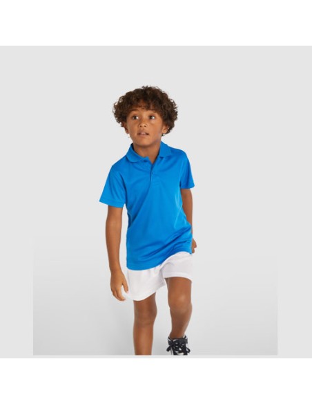 Polo sportiva a maniche corte da bambino da 150 g/m² Monzha