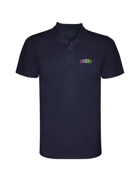 Polo sportiva a maniche corte da bambino da 150 g/m² Monzha