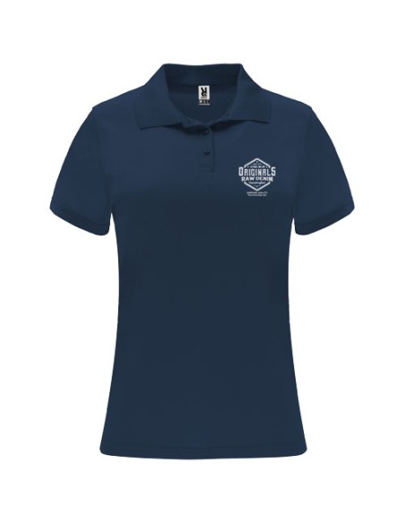 Polo sportiva a maniche corte da donna Monzha