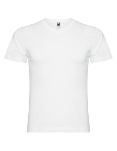 T-shirt a maniche corte con scollo a V da uomo Samoyedo