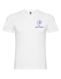 T-shirt a maniche corte con scollo a V da uomo da 155 g/m² Samoyedo