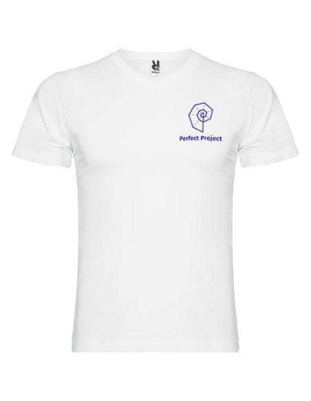 T-shirt a maniche corte con scollo a V da uomo da 155 g/m² Samoyedo