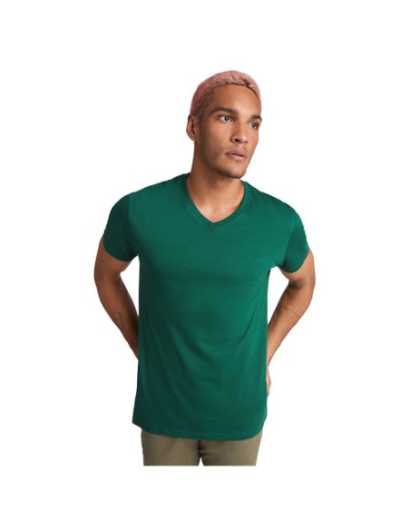 T-shirt a maniche corte con scollo a V da uomo da 155 g/m² Samoyedo