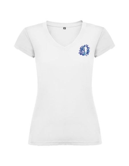 T-shirt a maniche corte con scollo a V da donna da 155 g/m² Victoria