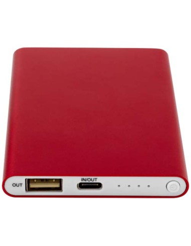 Power bank in alluminio riciclato da 4000 mAh tipo C Pep 