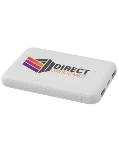 Power bank da 5000 mAh di Tipo C in plastica riciclata Asama