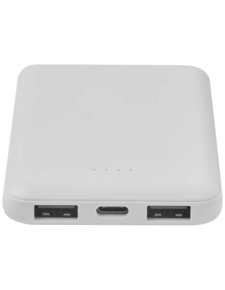 Power bank da 5000 mAh di Tipo C in plastica riciclata Asama