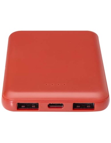 Power bank da 5000 mAh di Tipo C in plastica riciclata Asama