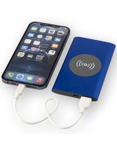 Power bank wireless da 4000 mAh Type C in alluminio riciclato Juice 