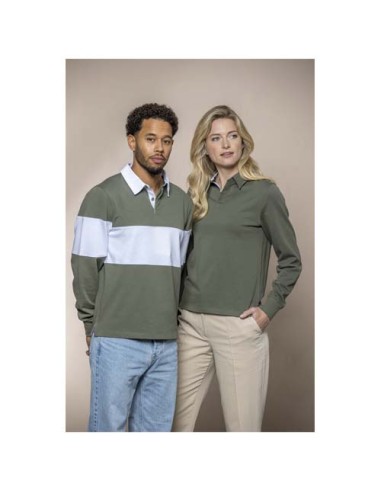 Felpa polo da rugby unisex Clyde