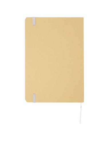 Blocco note formato A5 con copertina rigida di cartone riciclato Nelida