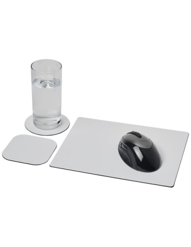 Set Brite-Mat® 1 con tappetino per mouse e sottobicchieri