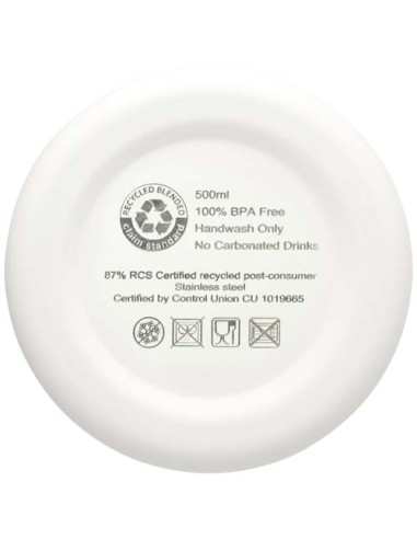 Borraccia con isolamento sottovuoto in rame certificata RCS da 500 ml Spring