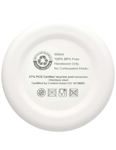 Borraccia con isolamento sottovuoto in rame certificata RCS da 500 ml Spring