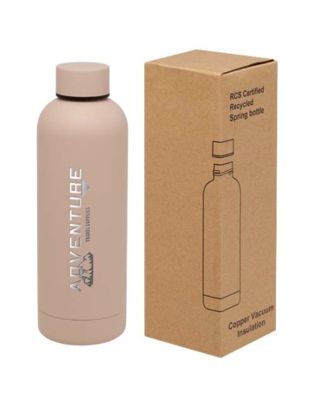Borraccia con isolamento sottovuoto in rame certificata RCS da 500 ml Spring