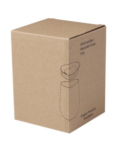Tazza con isolamento termico in rame da 350 ml certificato RCS Corzo