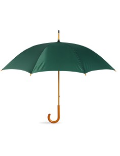 Ombrello con manico in legno