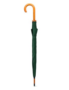 Ombrello con manico in legno