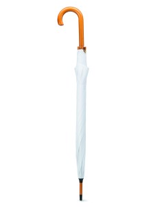 Ombrello con manico in legno