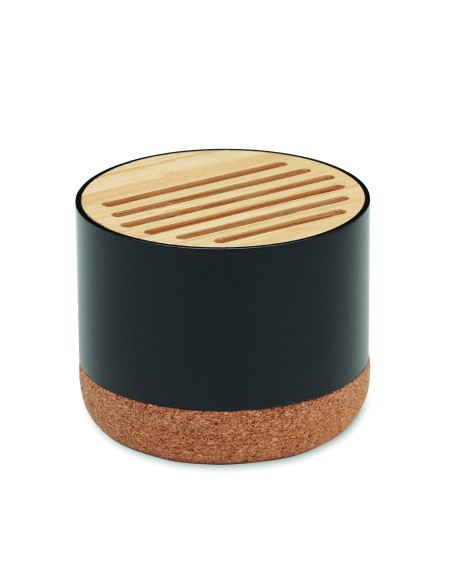 Speaker in sughero e alluminio