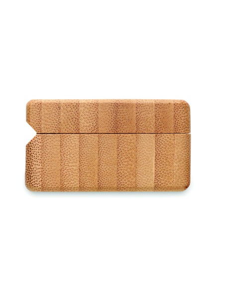 Auricolari TWS in custodia di bamb