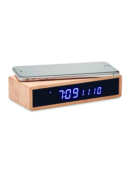Caricatore wireless in bamboo Caricatore wireless in bamboo