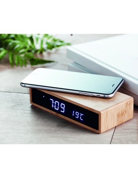 Caricatore wireless in bamboo Caricatore wireless in bamboo