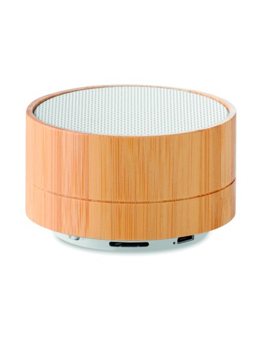 Speaker wireless in bamboo