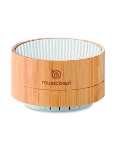 Speaker wireless in bamboo