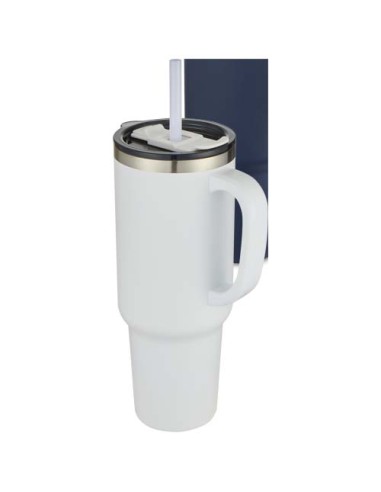 Tazza con isolamento sottovuoto in rame a doppia parete certificata RCS con cannuccia da 1200 ml Sydney