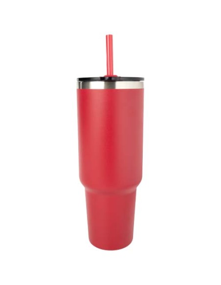 Tazza con isolamento sottovuoto in rame a doppia parete certificata RCS con cannuccia da 1200 ml Sydney
