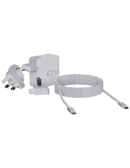 Caricabatterie da viaggio da 67 W con cavo USB-C PD da 100 W Xtorm XVC2067 GaN Ultra