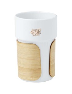 Bicchiere con custodia in bambù da 340 ml Fika