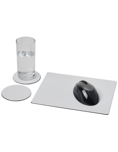 Set Brite-Mat® 2 con tappetino per mouse e sottobicchieri