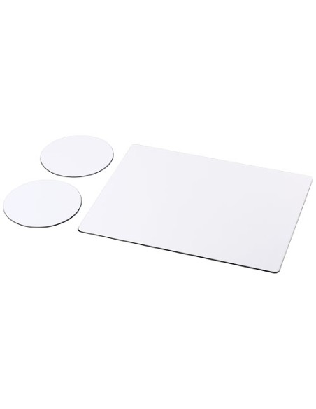 Set Brite-Mat® 2 con tappetino per mouse e sottobicchieri